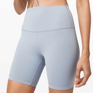 Lululemon wunder train 6” biker shorts